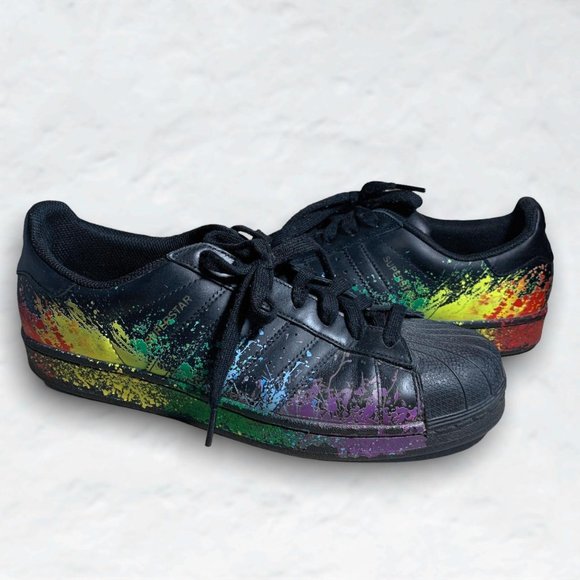 Adidas Superstar 'Pride' Core BB1687 Men's Sneaker | Size 10 RARE! - Picture 1 of 4